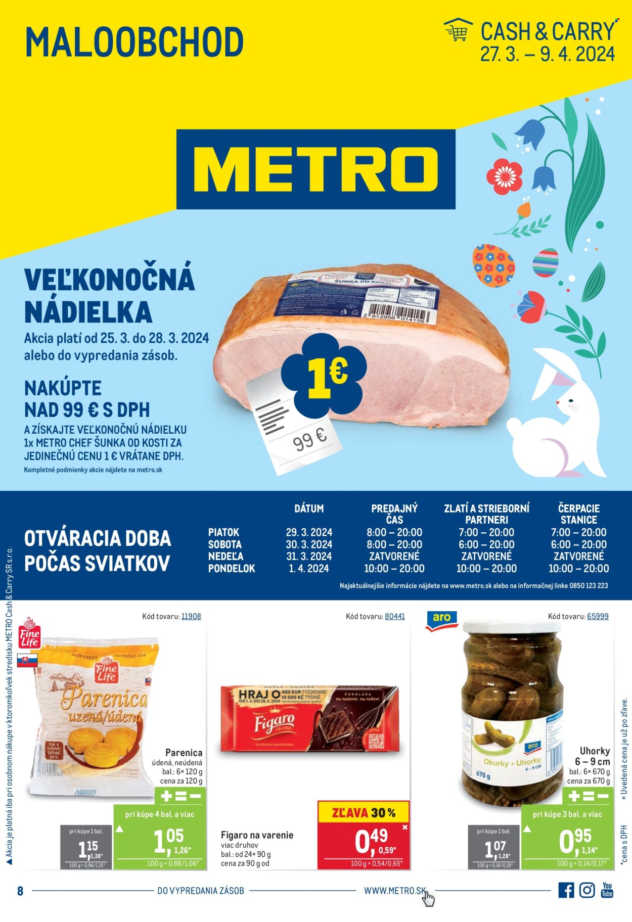 Leták Metro - 27.3.2024 - 9.4.2024.