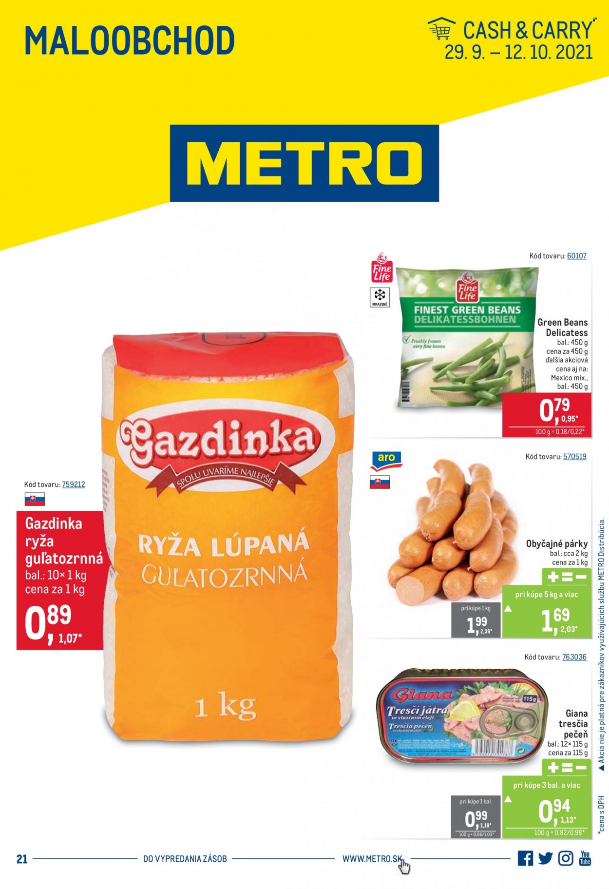 Leták Metro - 29.9.2021 - 12.10.2021.