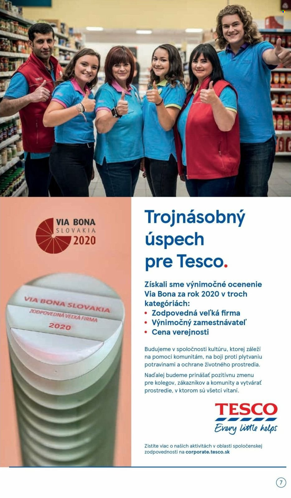 Leták TESCO supermarket - 29.9.2021 - 5.10.2021.