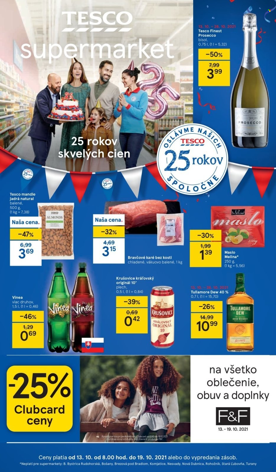 Leták TESCO supermarket - 13.10.2021 - 19.10.2021.