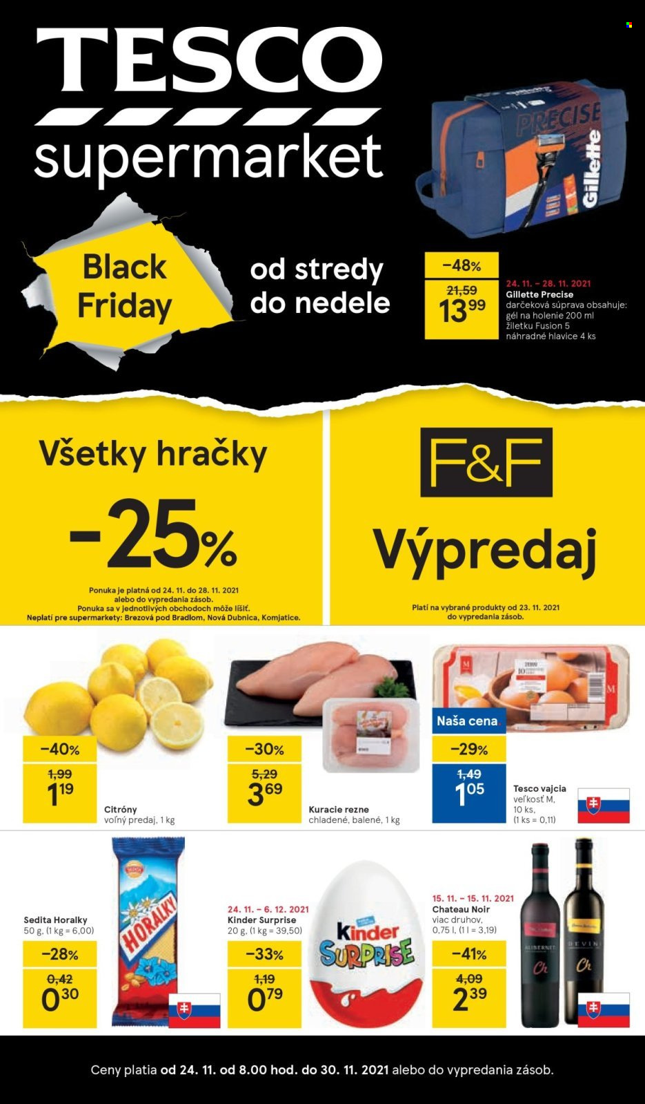 Leták TESCO supermarket - 24.11.2021 - 30.11.2021.