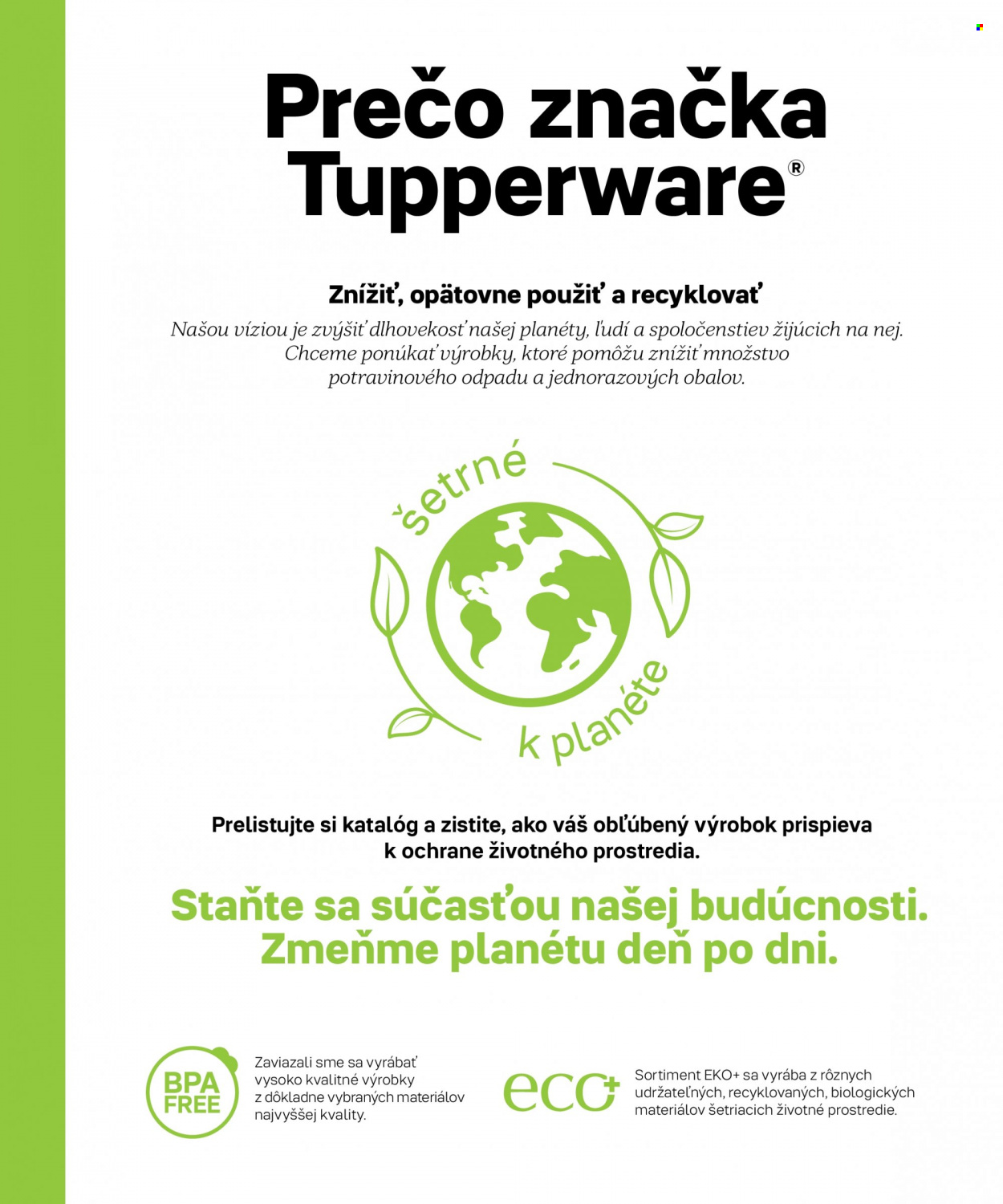 Leták Tupperware - 1.3.2022 - 29.8.2022.
