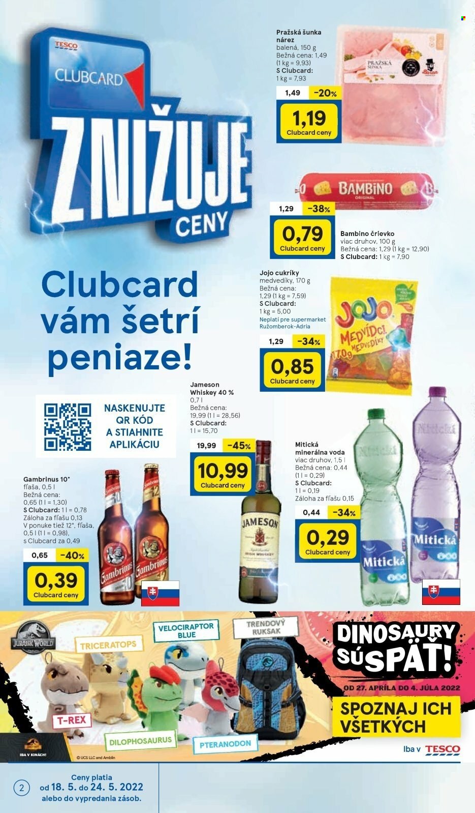 Leták TESCO supermarket - 18.5.2022 - 24.5.2022.