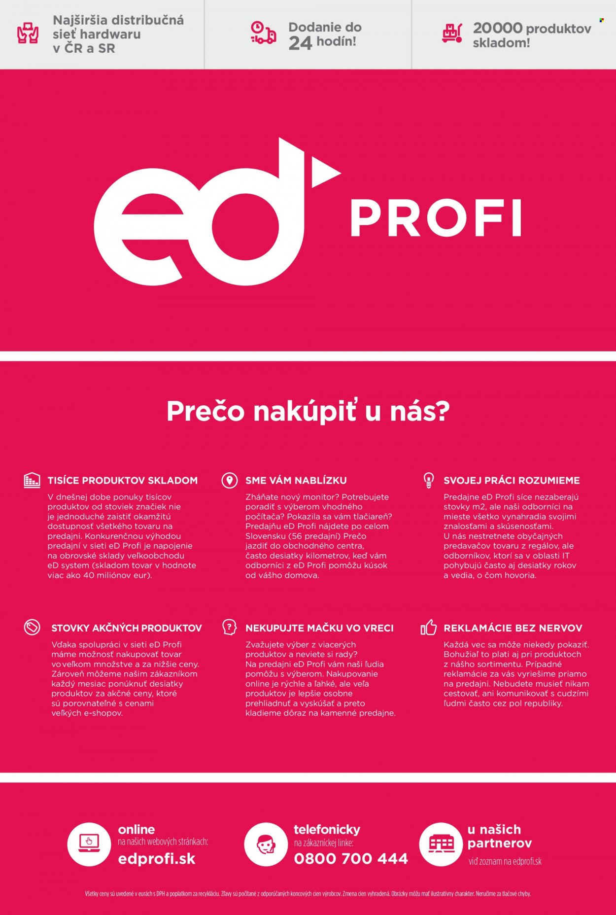 Leták eD PROFI - 1.7.2022 - 31.7.2022.