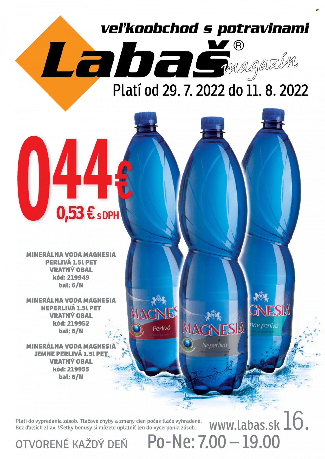 Leták Labaš - 29.7.2022 - 11.8.2022.