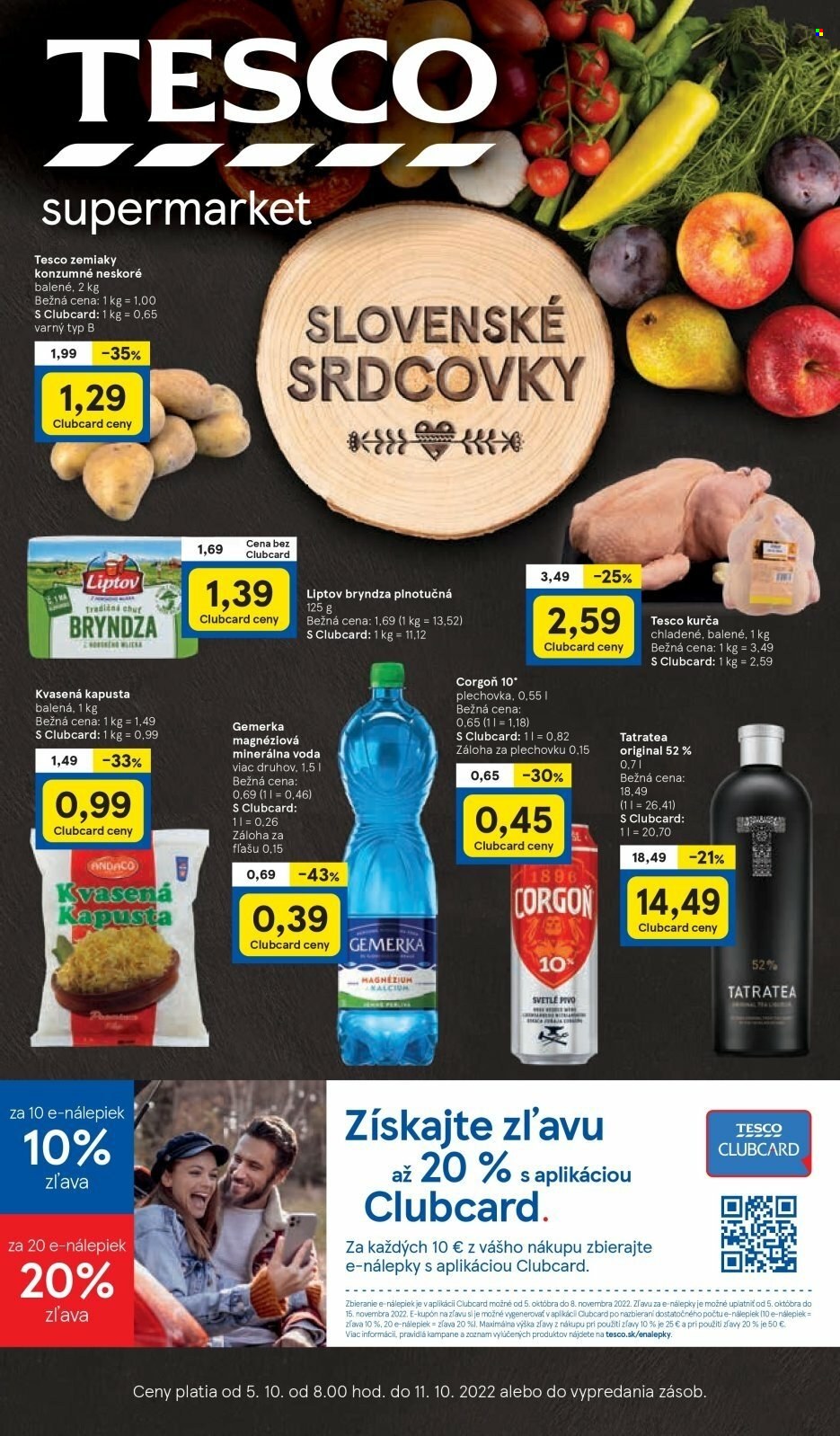 Leták TESCO supermarket - 5.10.2022 - 11.10.2022.