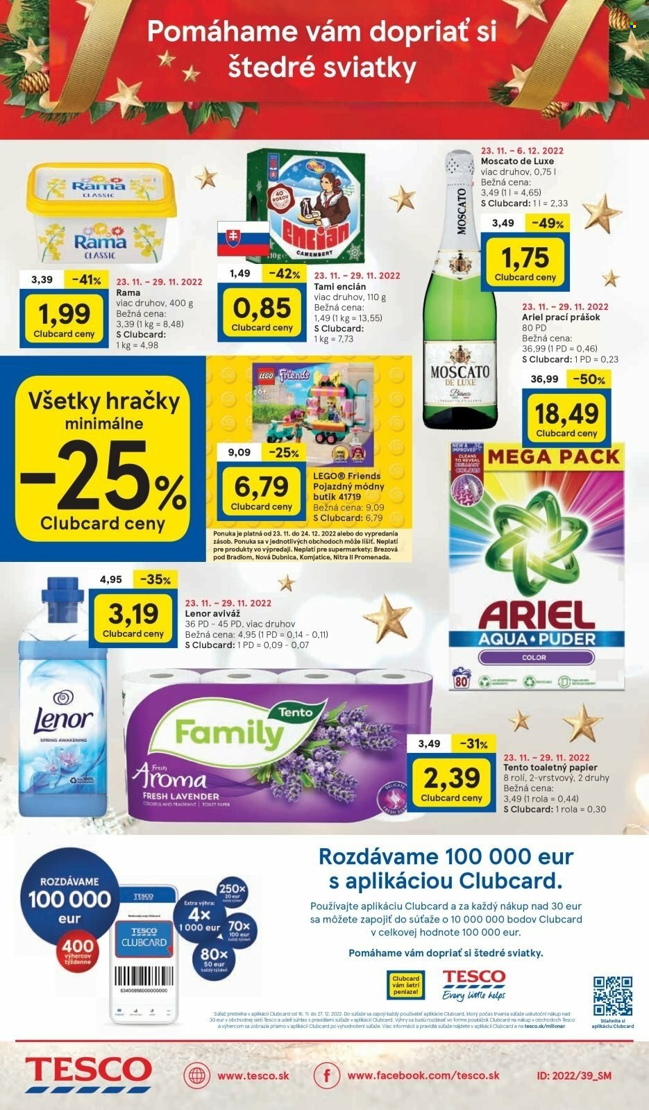 Leták TESCO supermarket - 23.11.2022 - 29.11.2022.