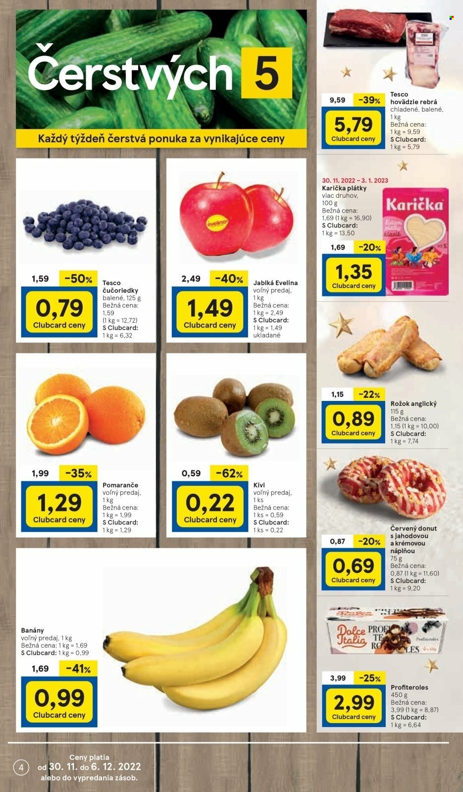 Leták TESCO supermarket - 30.11.2022 - 6.12.2022.