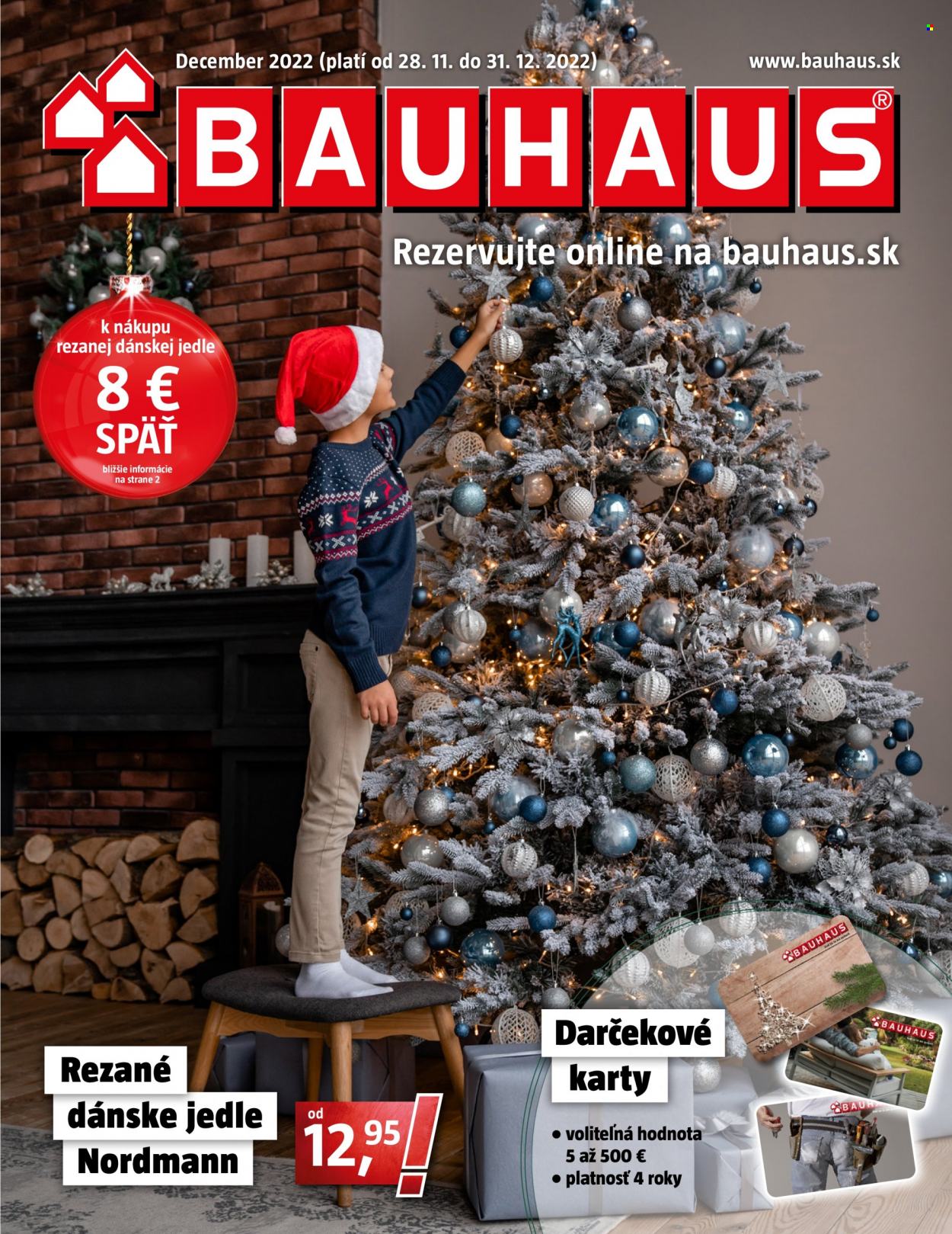 Leták Bauhaus - 28.11.2022 - 31.12.2022.