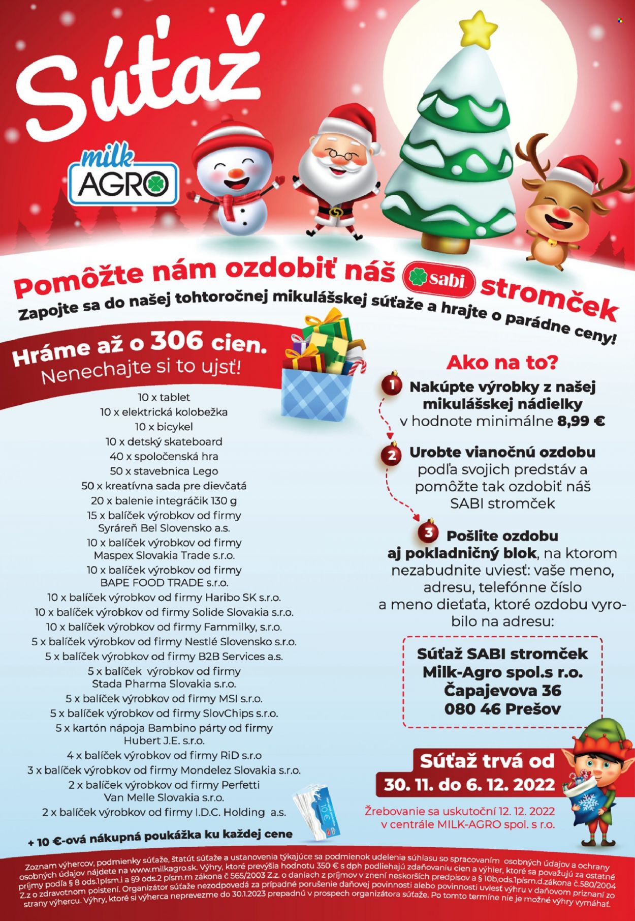 Leták Milk AGRO - 30.11.2022 - 6.12.2022.
