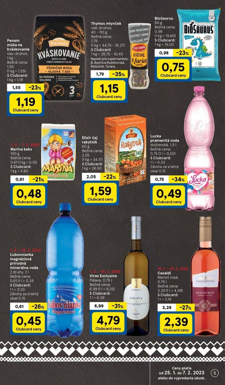 Leták TESCO supermarket - 1.2.2023 - 7.2.2023.