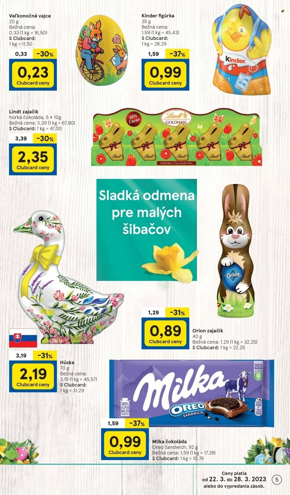 Leták TESCO supermarket - 22.3.2023 - 28.3.2023.