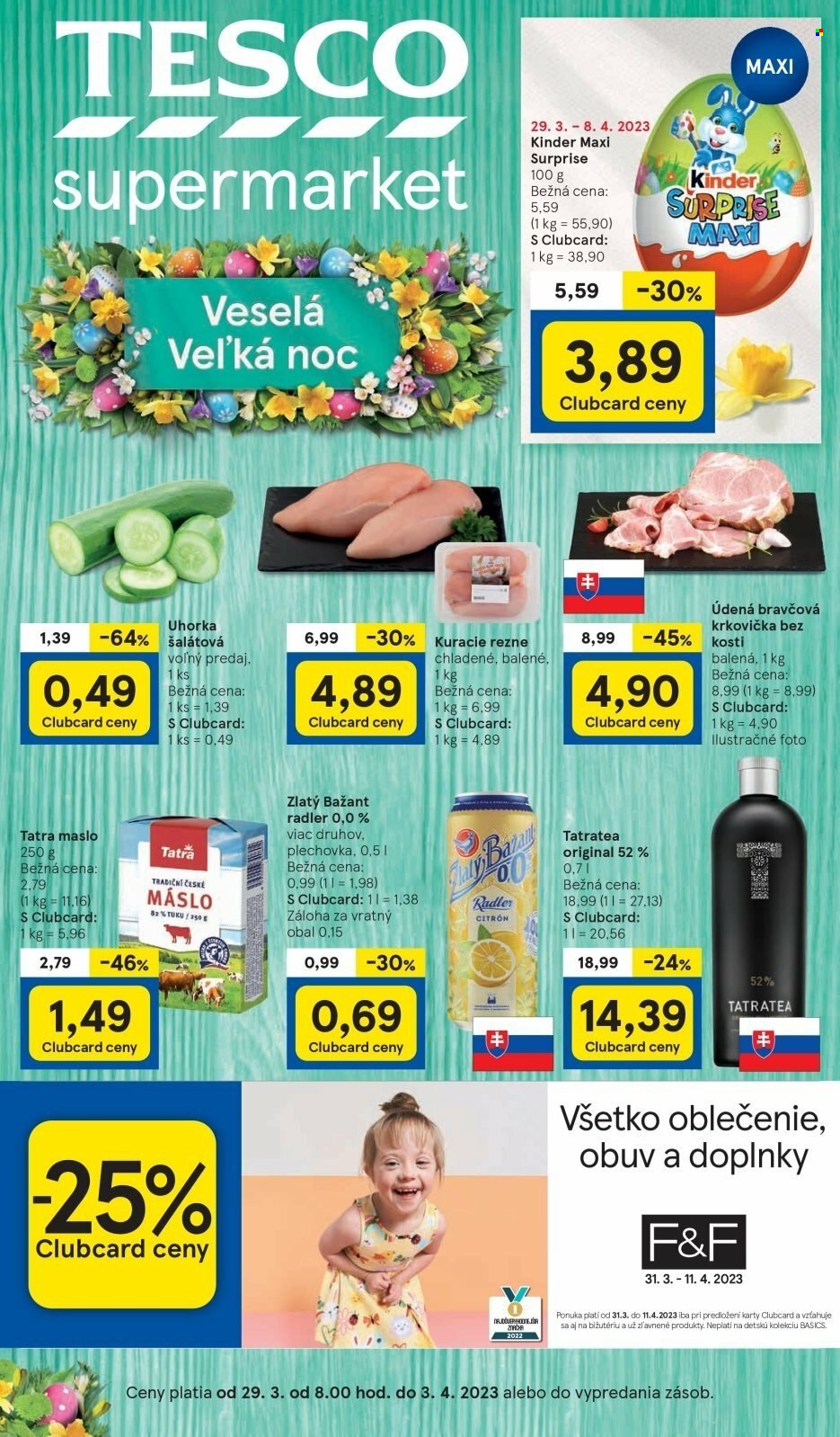 Leták TESCO supermarket - 29.3.2023 - 3.4.2023.