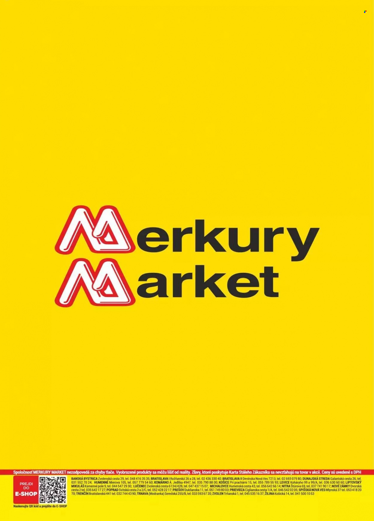 Leták Merkury Market - 1.4.2023 - 30.4.2023.