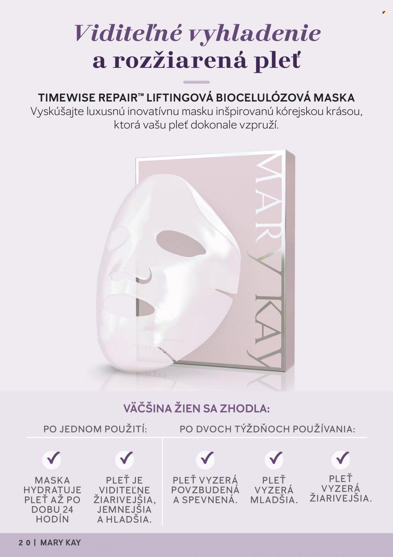 Leták Mary Kay.