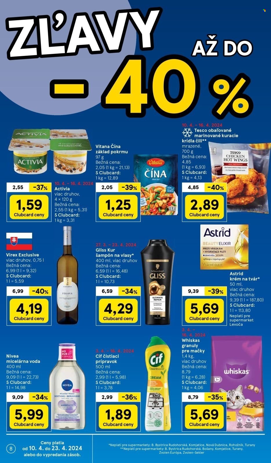 Leták TESCO supermarket - 10.4.2024 - 16.4.2024.