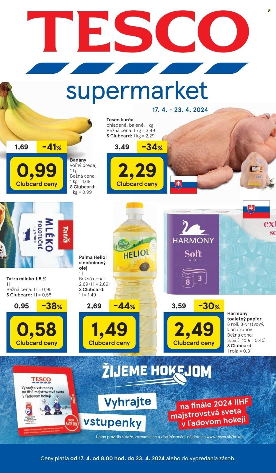 Leták TESCO supermarket - 17.4.2024 - 23.4.2024.