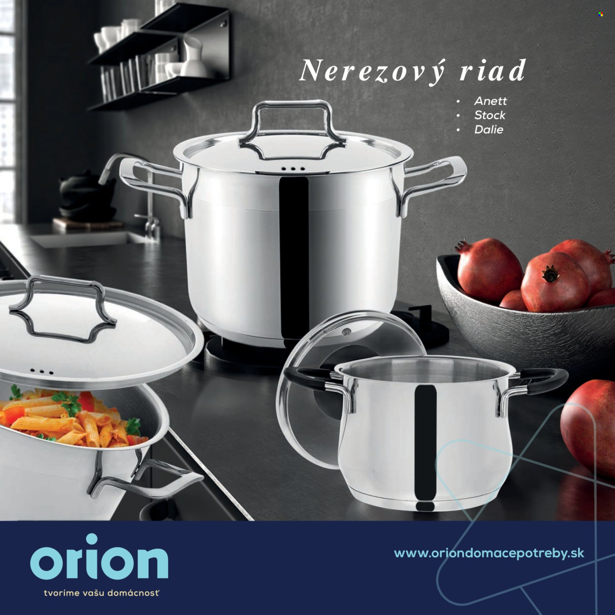 Leták Orion.