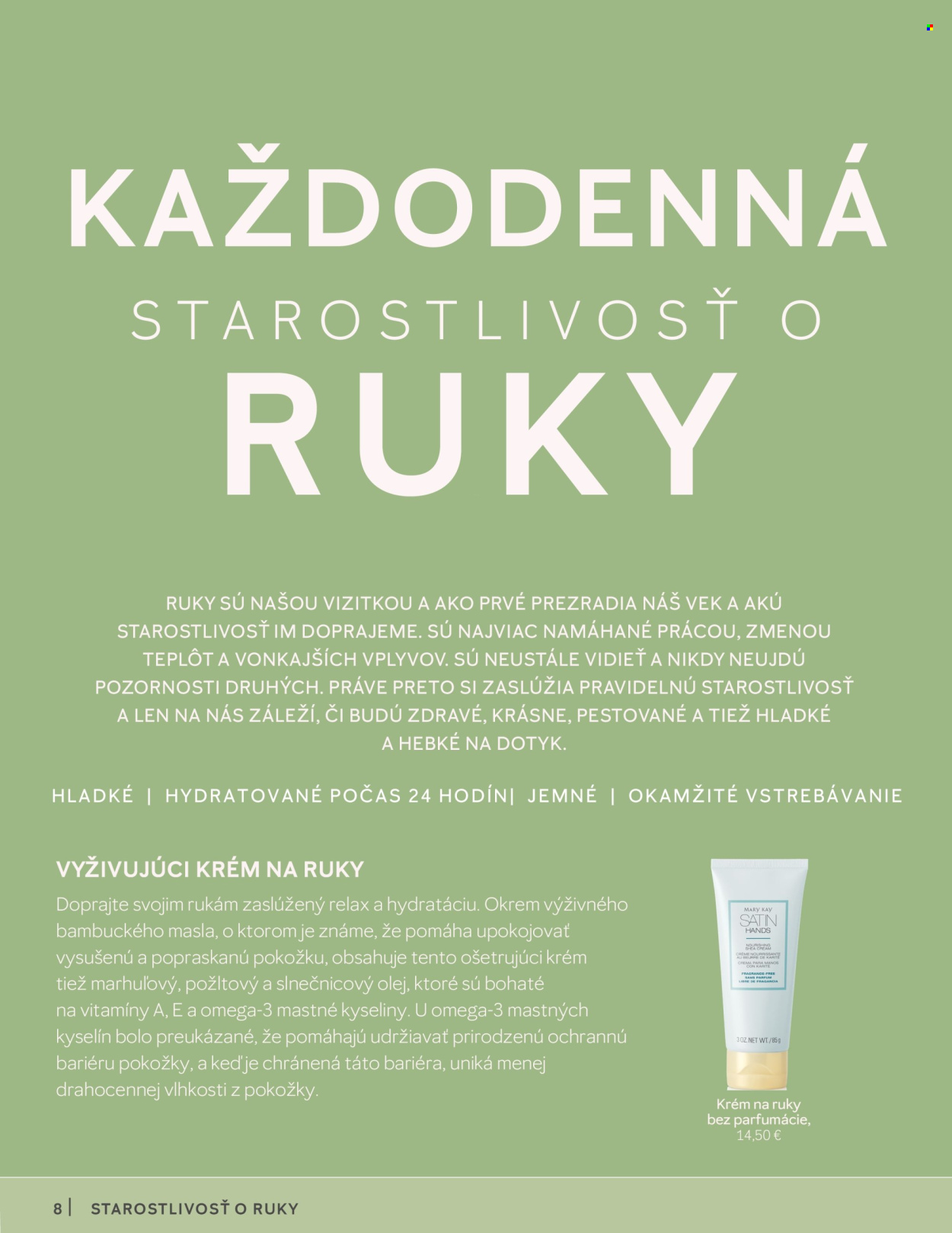 Leták Mary Kay. Strana 8