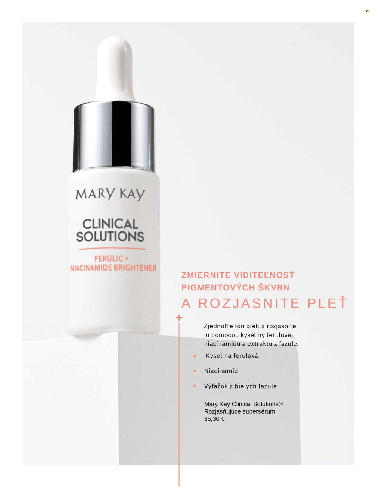 Leták Mary Kay.