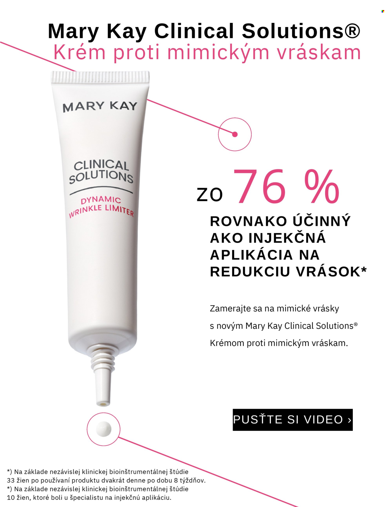 Leták Mary Kay.