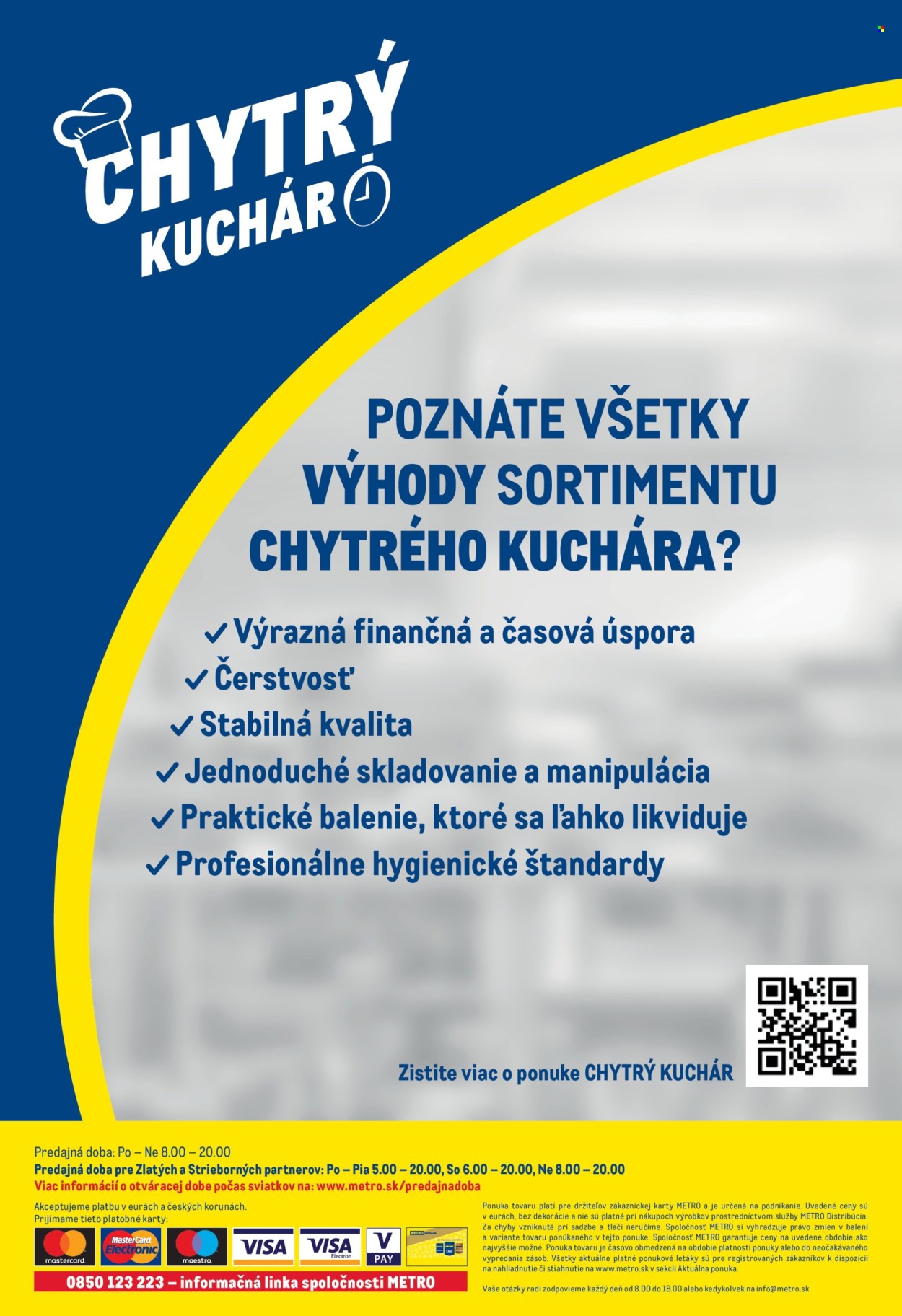Leták Metro.