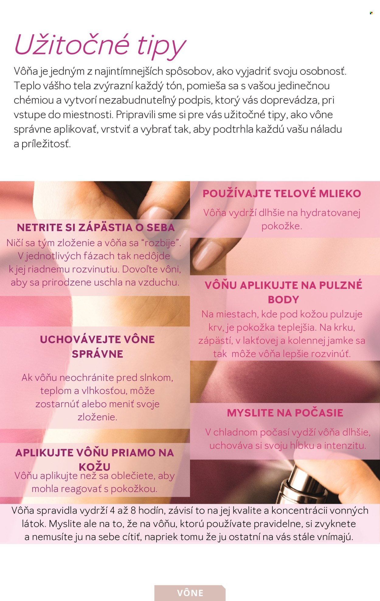 Leták Mary Kay.