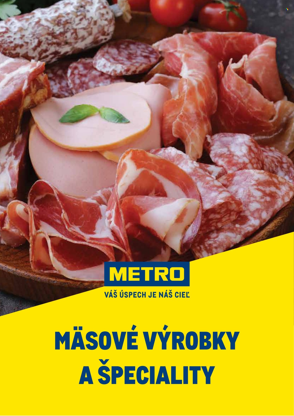 Leták Metro.