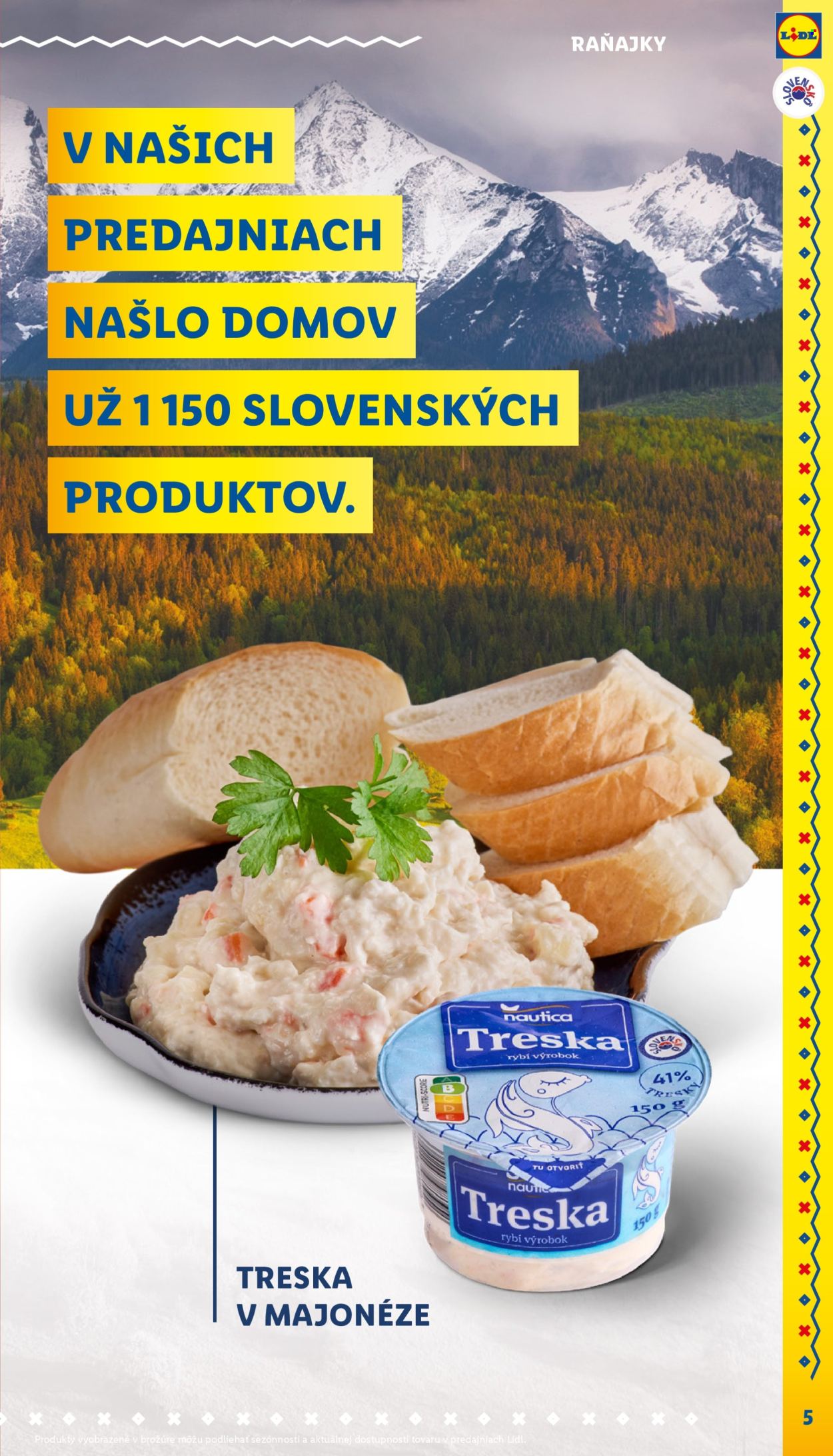 Leták Lidl.