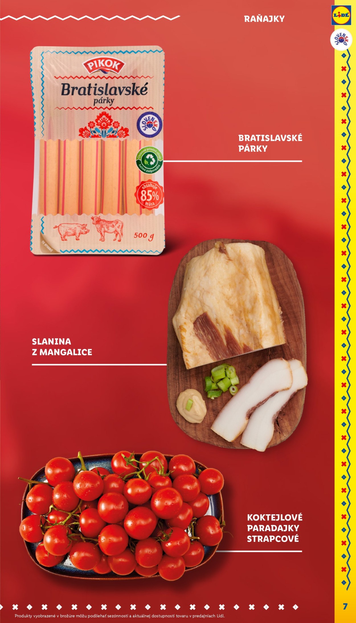 Leták Lidl.