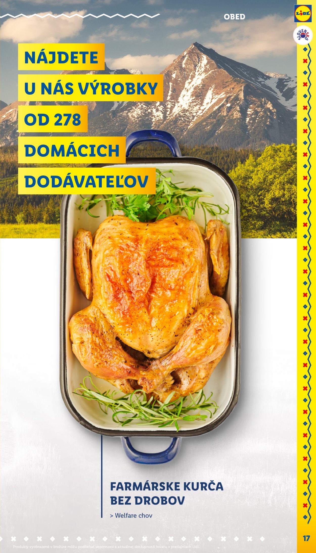 Leták Lidl.
