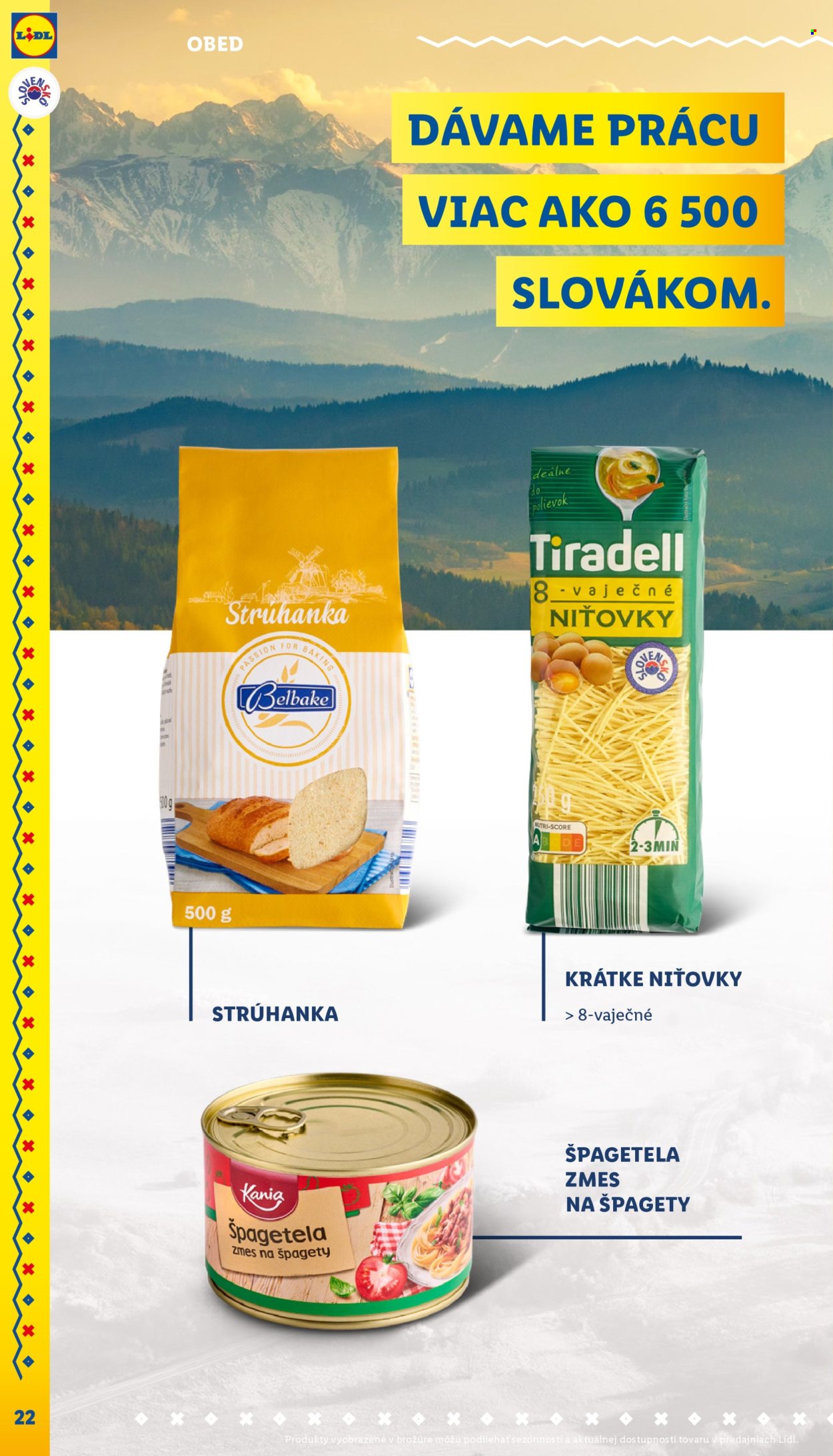 Leták Lidl.