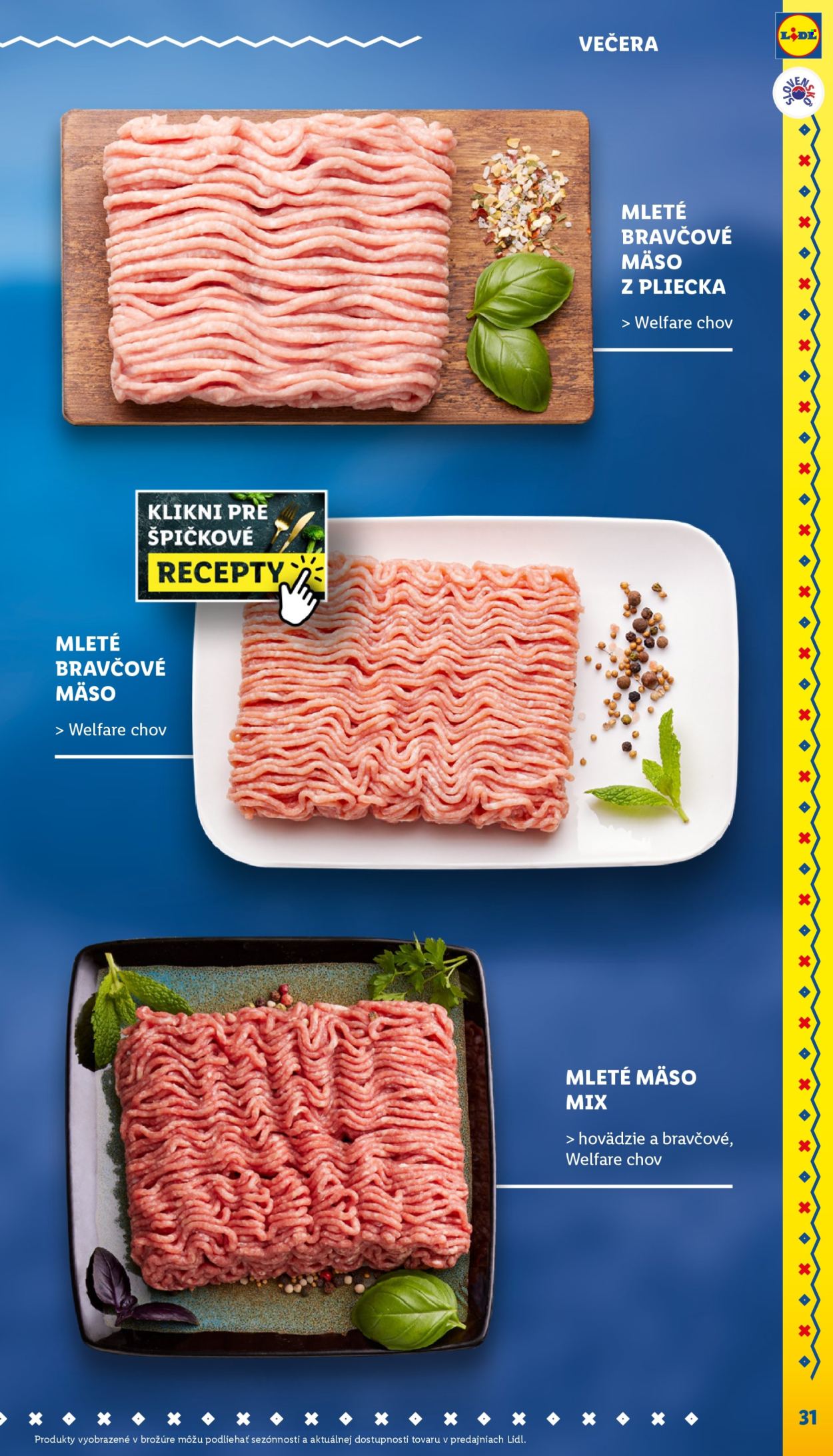 Leták Lidl.