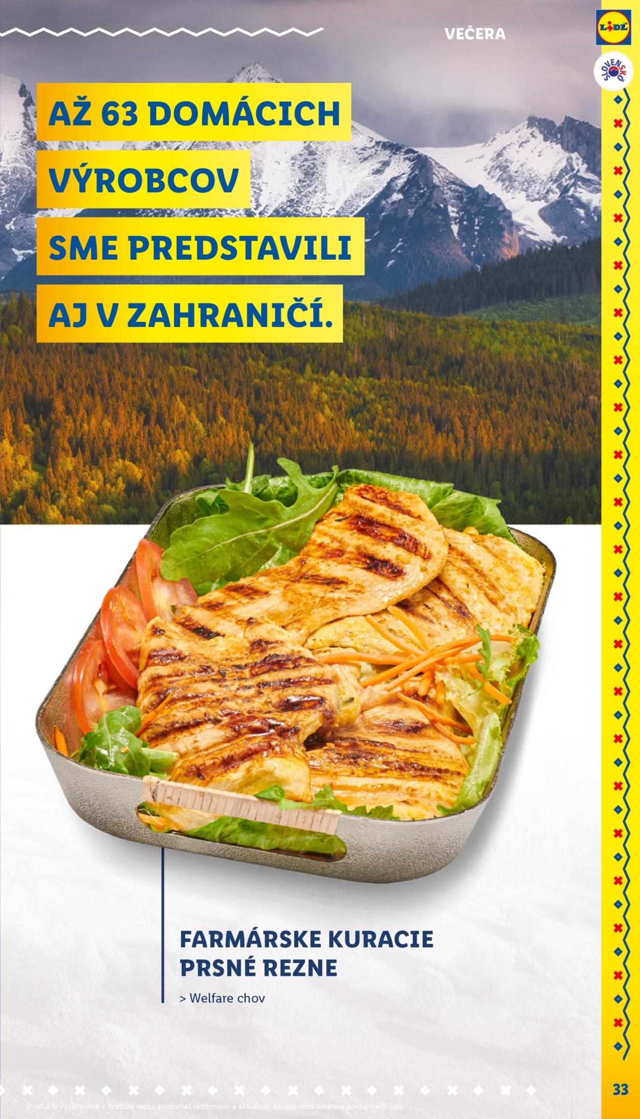 Leták Lidl.