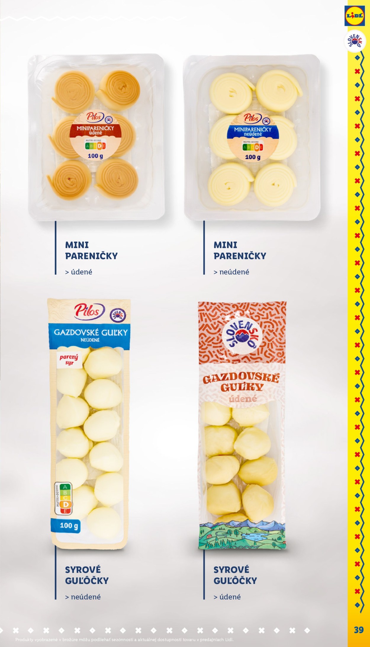 Leták Lidl.