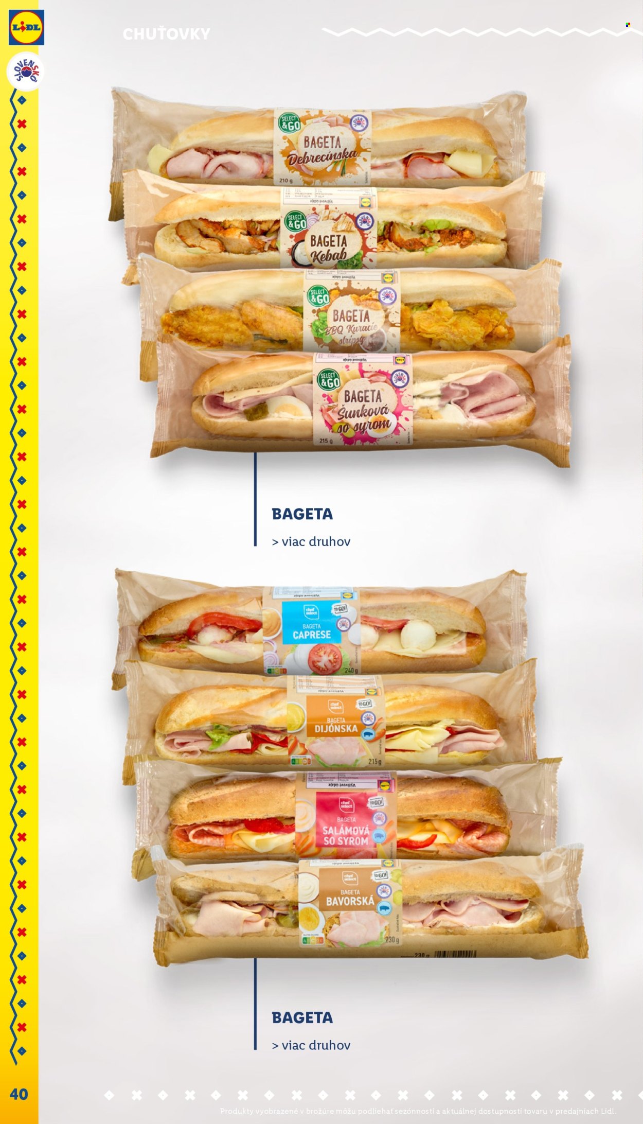Leták Lidl.