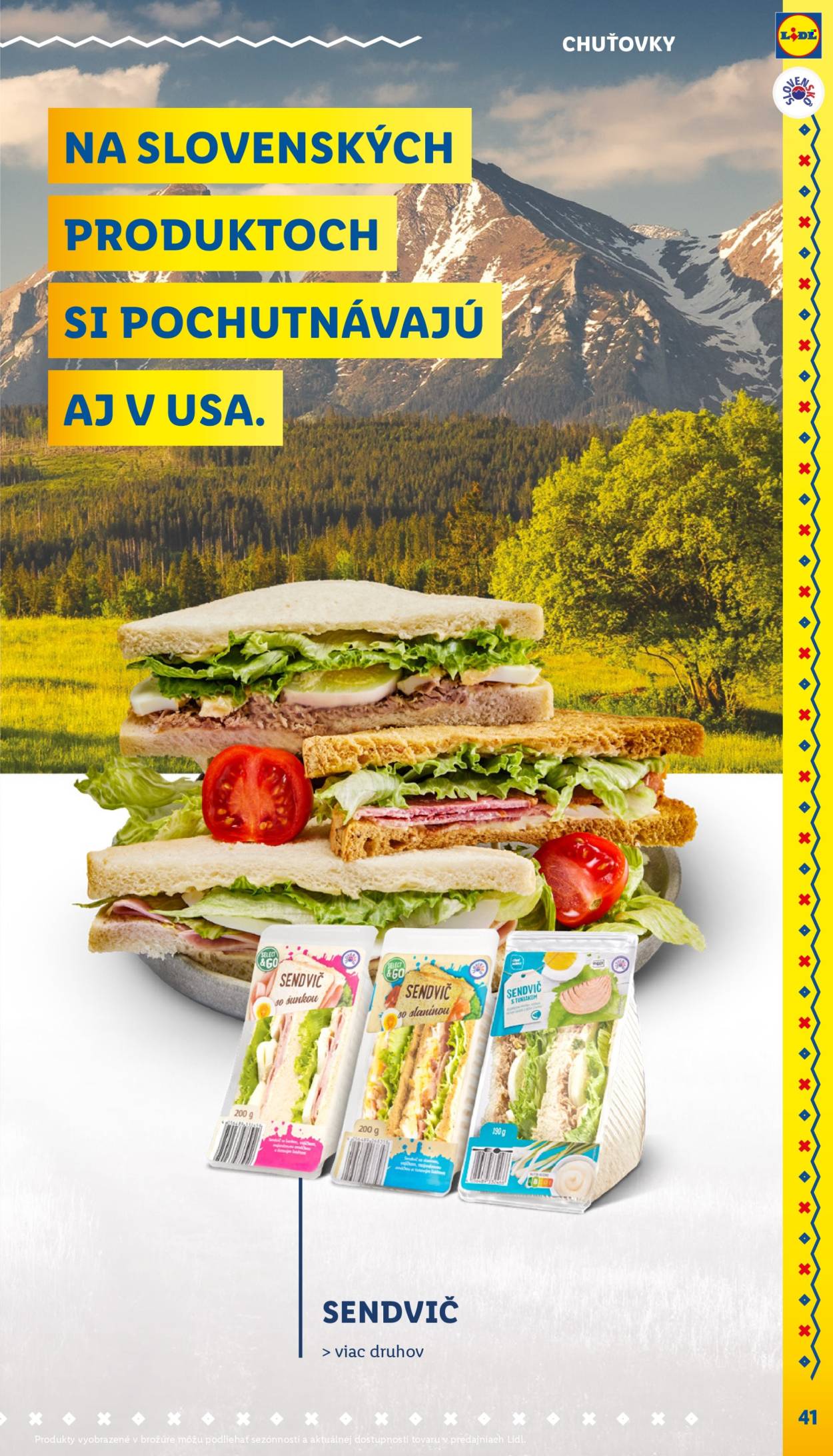 Leták Lidl.