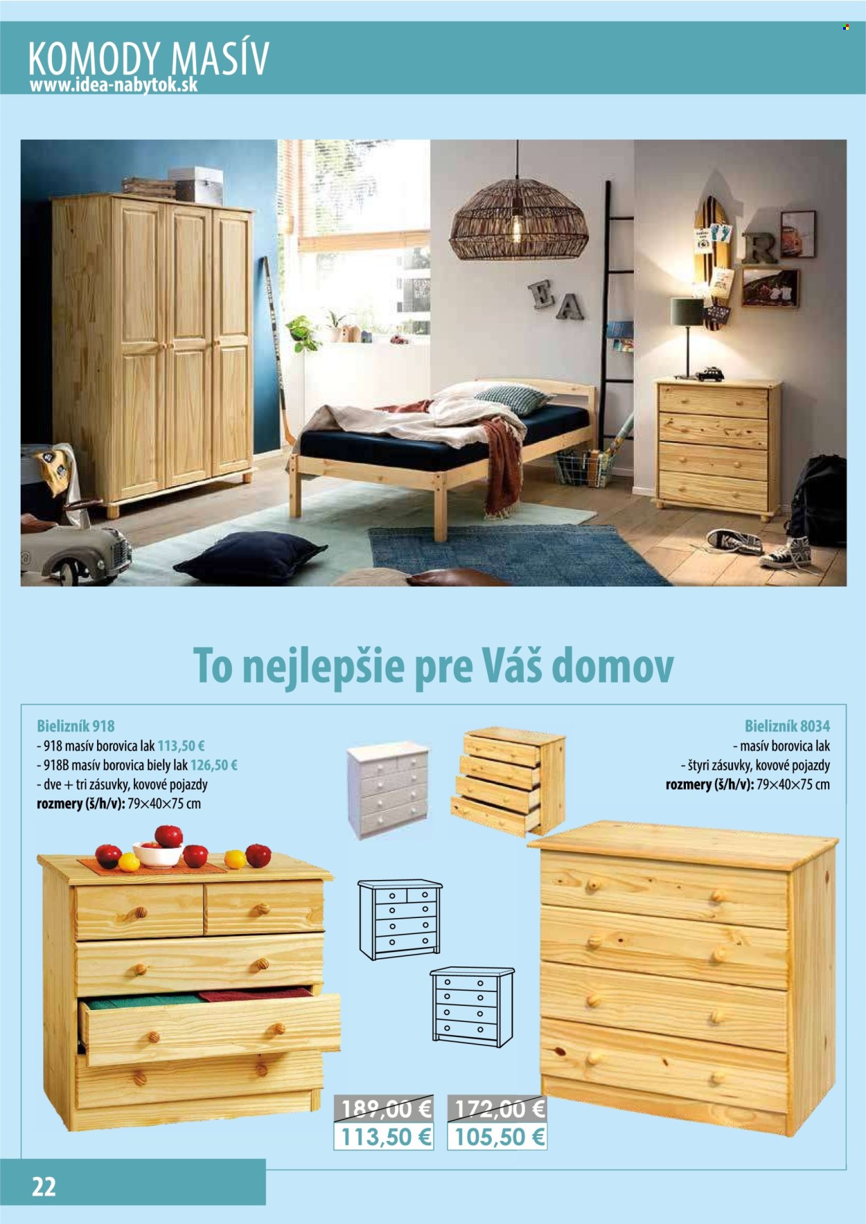 Leták IDEA nábytok.