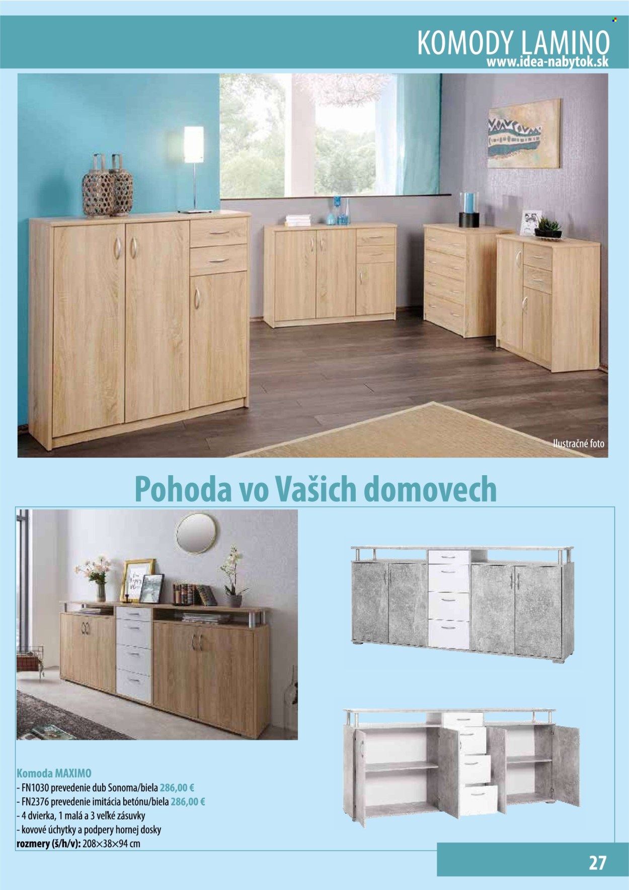 Leták IDEA nábytok.