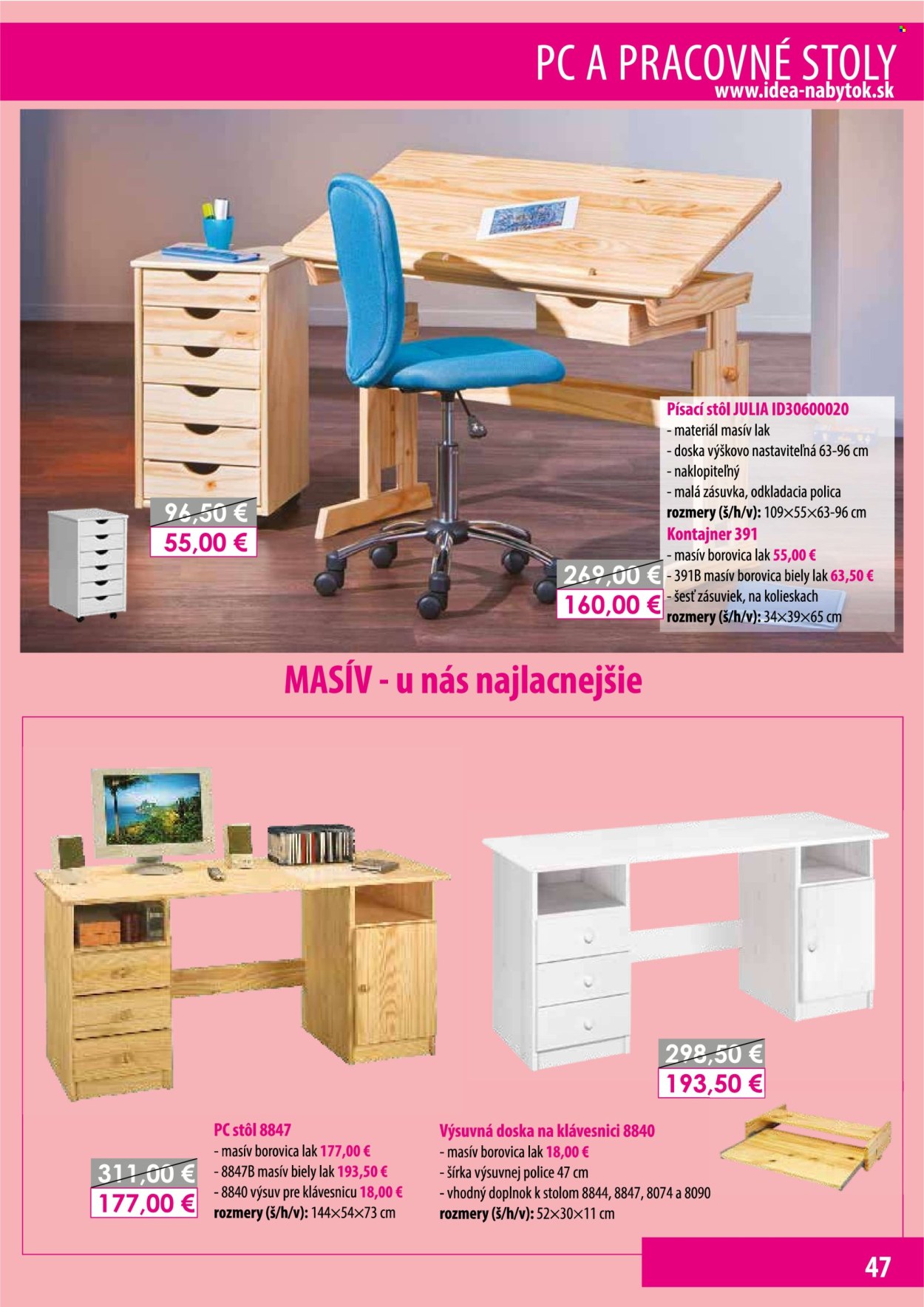 Leták IDEA nábytok.
