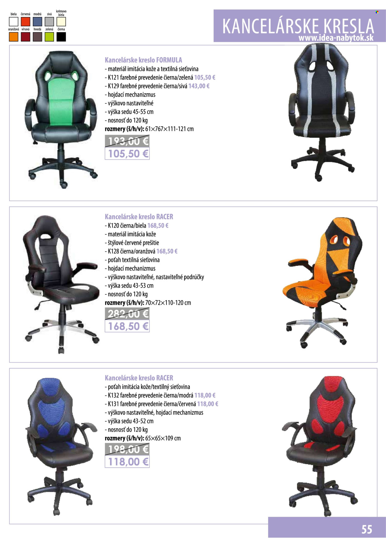 Leták IDEA nábytok.
