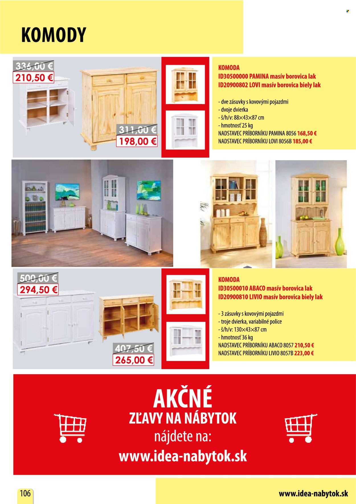 Leták IDEA nábytok.