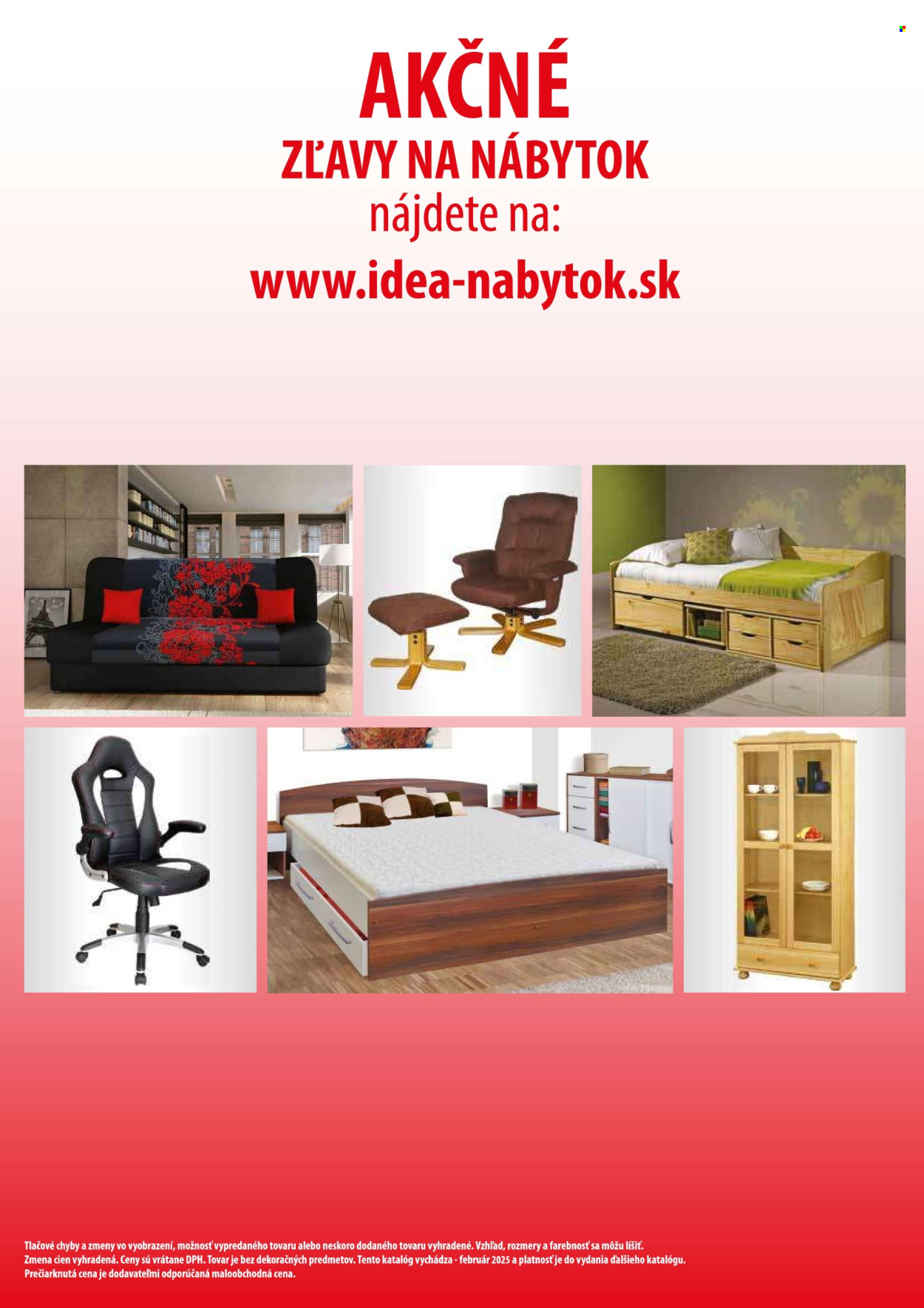 Leták IDEA nábytok.