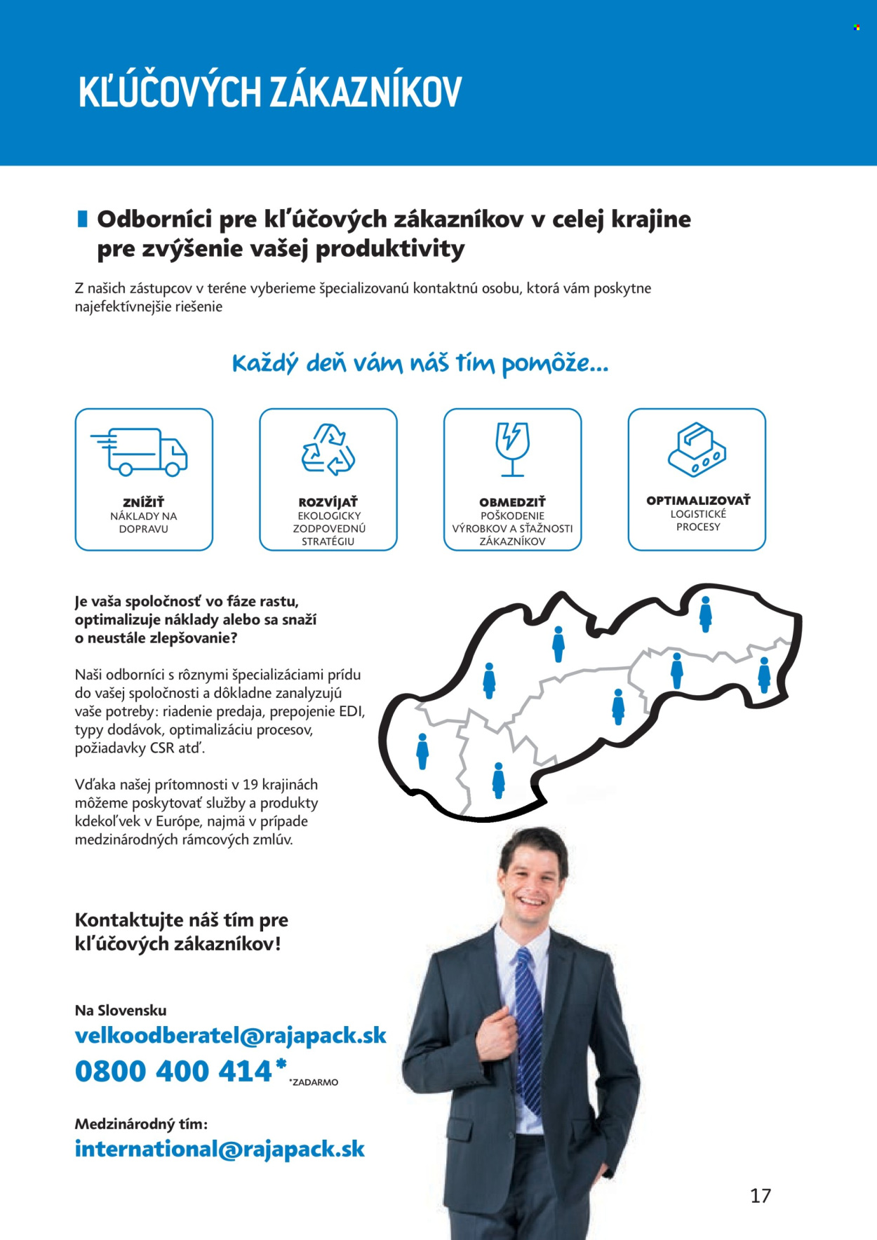 Leták RAJA.