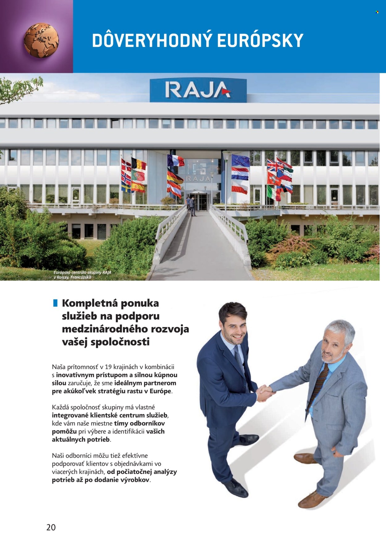 Leták RAJA.