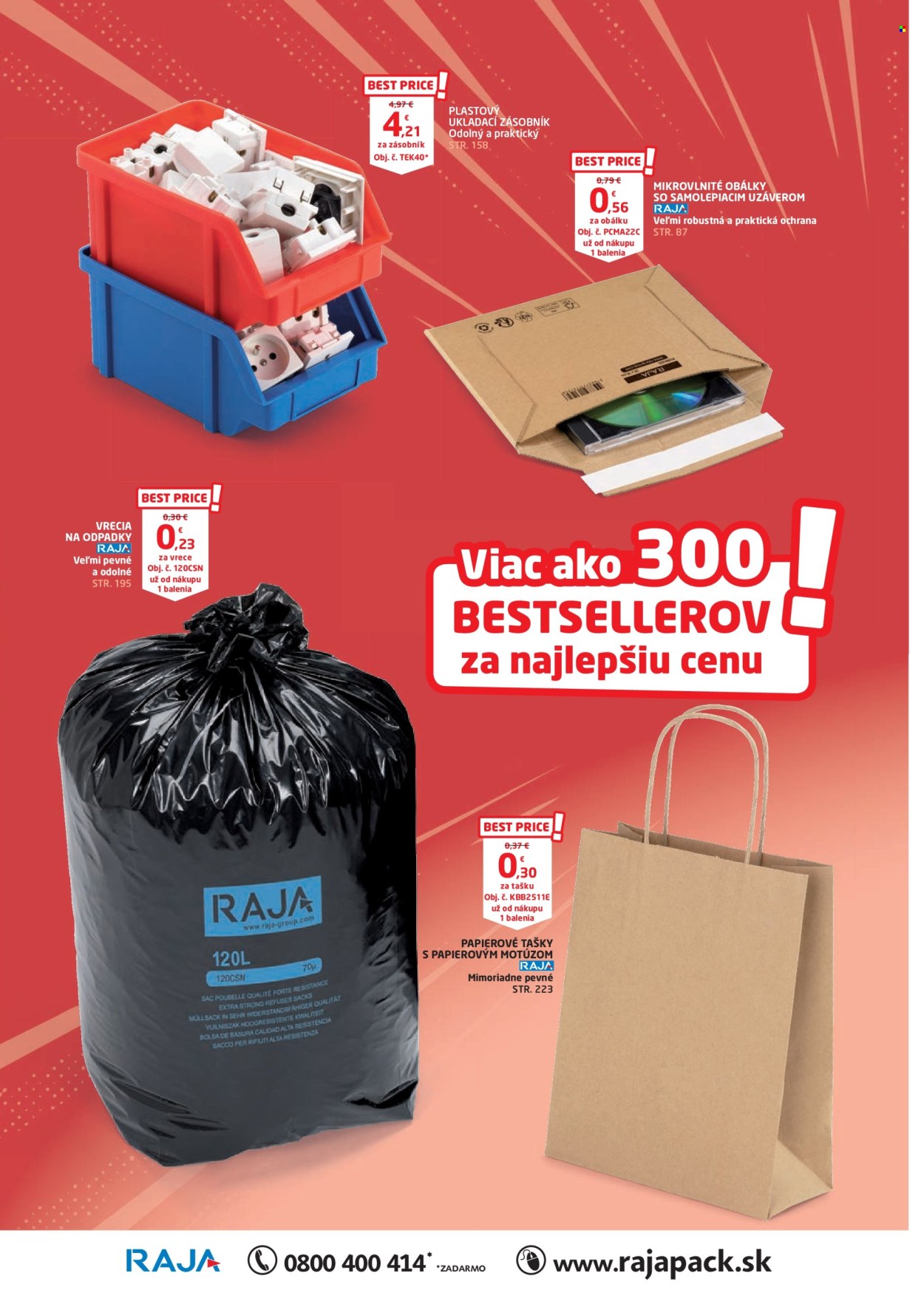 Leták RAJA.