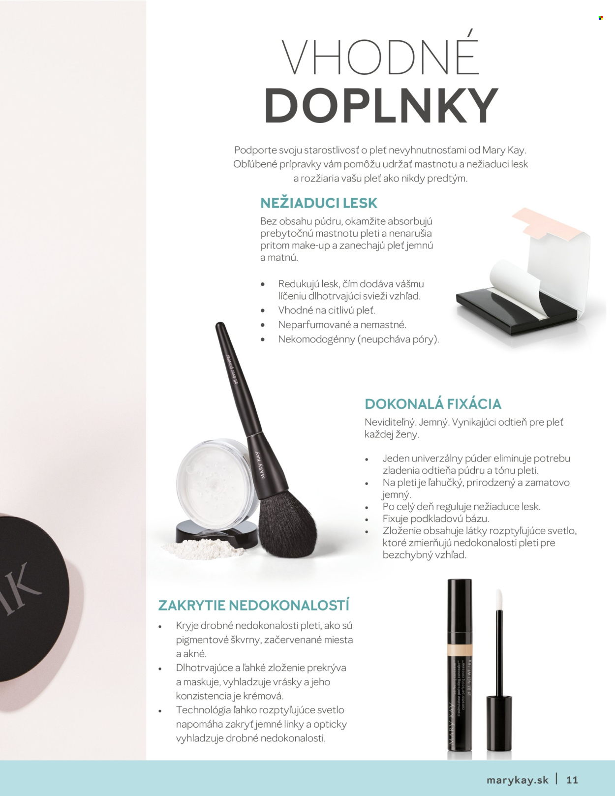 Leták Mary Kay.