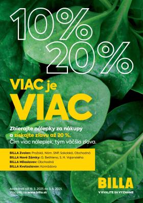 Billa - Viac je Viac