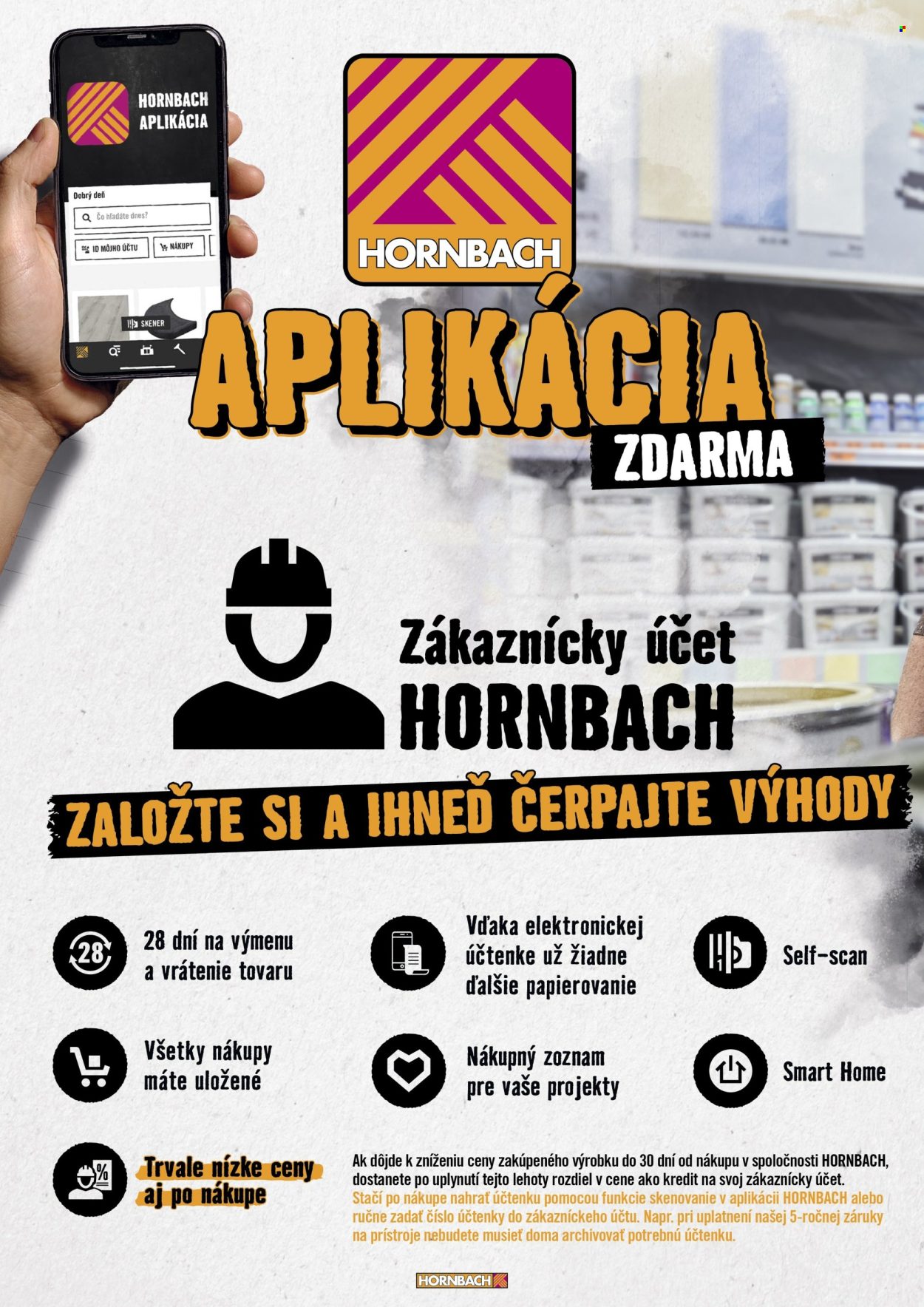 Leták Hornbach. Strana 4