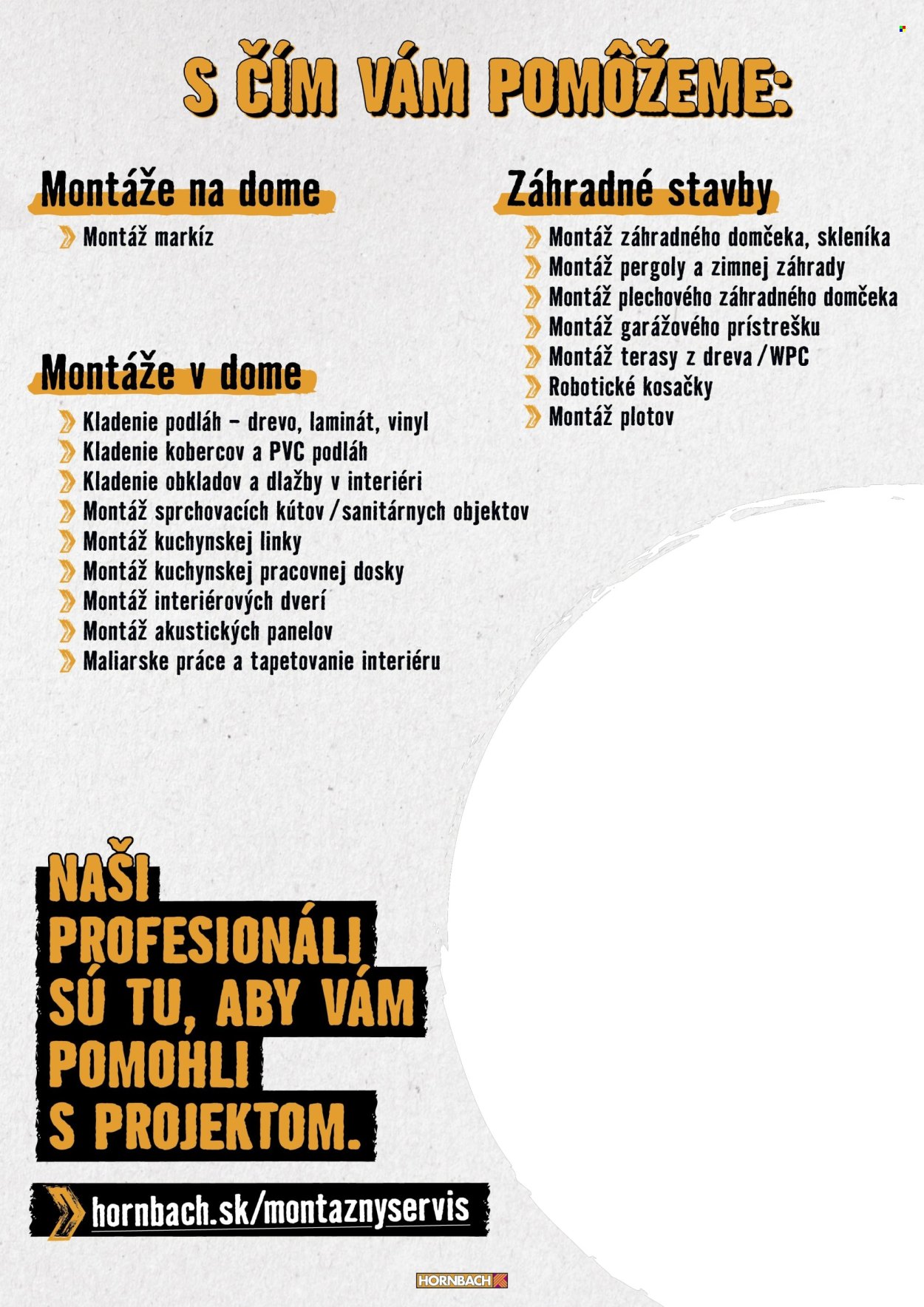 Leták Hornbach. Strana 9